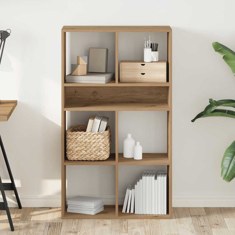 Shaliek Bookcase, Sonoma Oak, 112cm H x 66cm W x 31cm D