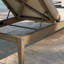 Chaise longue d'extérieur en teck Northlake-123103139