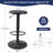 Bar Stools Set of 2, Adjustable Height Swivel Bar Stools, Metal Airlift Barstools, Backless Counter Height Bar Chairs for Kitchen Dining Room Pub Cafe-1785791045-1785791066