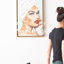 Butterfly Lady Blue - Impression sur toile-56377358-56377357
