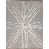 Vaheed Ta-3 Hand Knotted Area Rug in Silver/Sparks Cool Gray