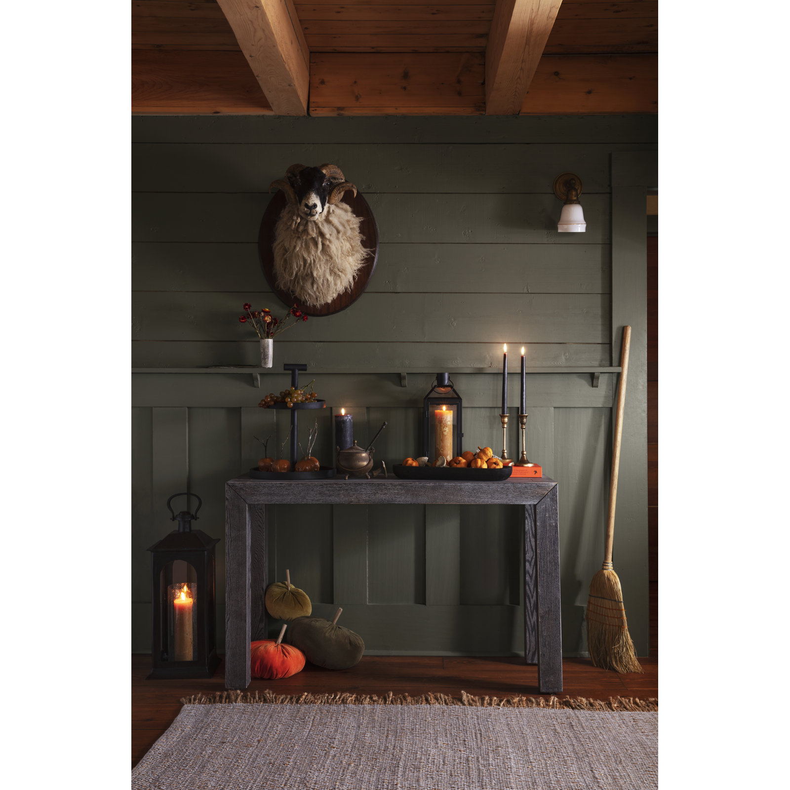 Unscented Pillar Candle, 13.75" H x 2.75" W x 2.75" D, Chamois