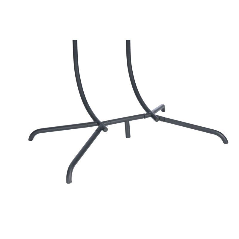 Fauteuil double avec support suspendu en osier et rotin pour l'intérieur et l'extérieur