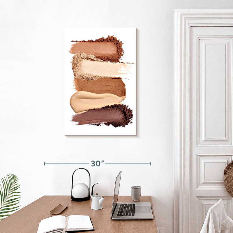 Crème et poudre de maquillage, H 30 po x l 20 po