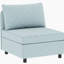Salon modulaire de salon avec rangement et canapé-lit, 2 pièces en chenille pour l'intérieur-1514971462-1514971460
