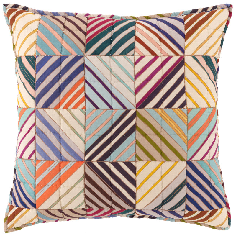 Potter Linen Multi Quilted Sham, Euro