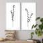 Silhouette unique de plante monochrome Boho I - ensemble de 2 impressions-1922080681-1922080683