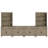 Locklin Farmhouse TV Stand With Bookshelves For, Modern Entertainment Center With Storage Cabinet, TV Console For Living Room, Bedroom-2050854942