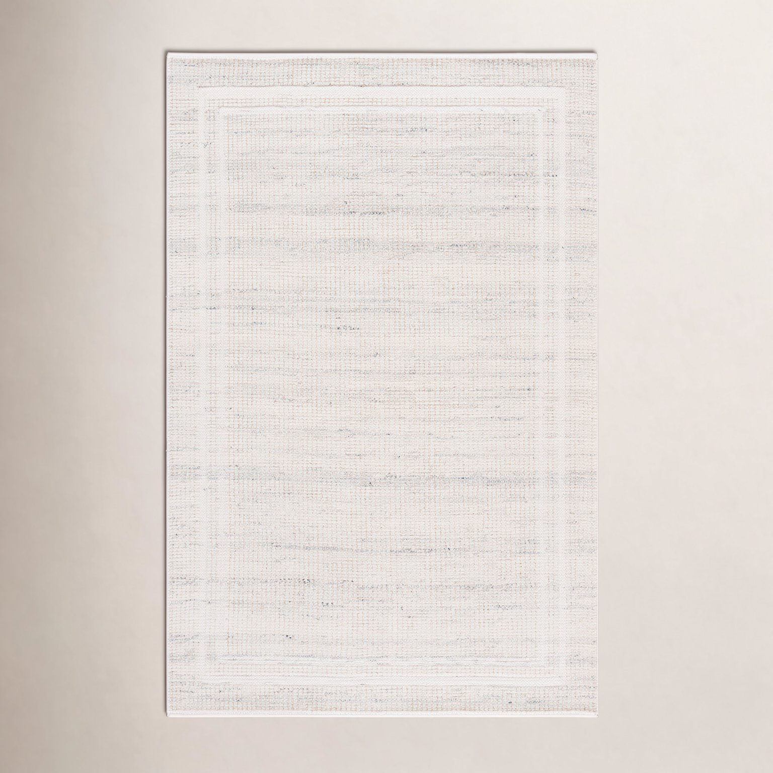 Hand-Loomed Geometric Wool Rug, Rectangle 9' x 12'