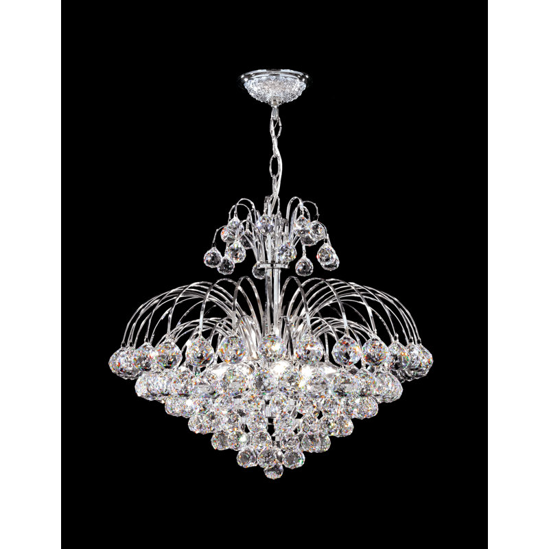Cascade Chandelier, 24" H x 22" W x 22" D, Swarovski Strass