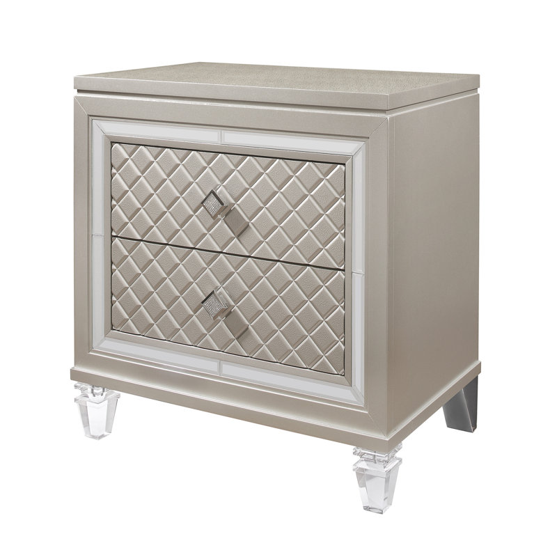 Table de chevet Cross Champagne