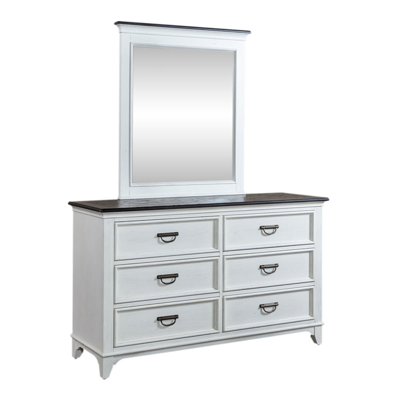 Commode et miroir Colburn