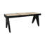 Banc en bois avec siège canne Frankie-170123115