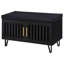 Clackamas Black 2-Door Storage Bench-595943734