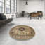 Tapis décoratif vert d’inspiration orientale Rida-1591195597