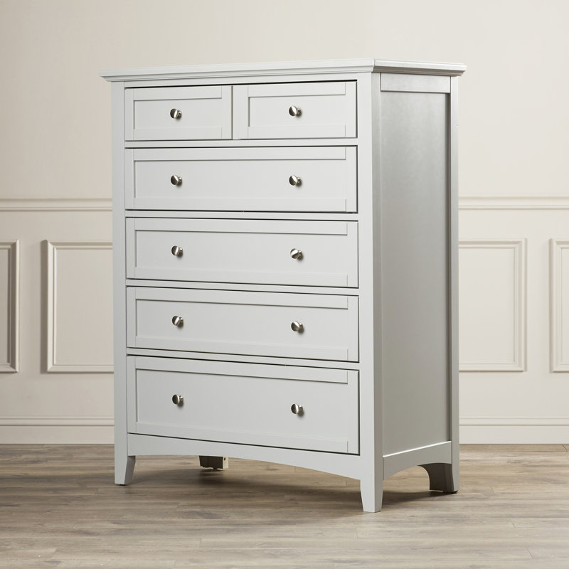Yaovi 40'' W 6 - Drawer Dresser, Urban Gray