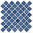 Hudson Tangier 12-3/8 " x 12-3/8 " Porcelain Arabesque Mosaic Wall & Floor Tile-2017749751