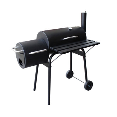 Belfry Kitchen Lucky 110cm W Barrel Charcoal Grill