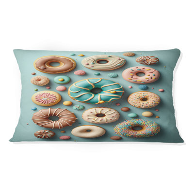 Coussin coloré Colorful Donuts Flatley V - Food Donuts