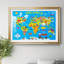 Carte du monde - impression encadrée-366616714-366616706