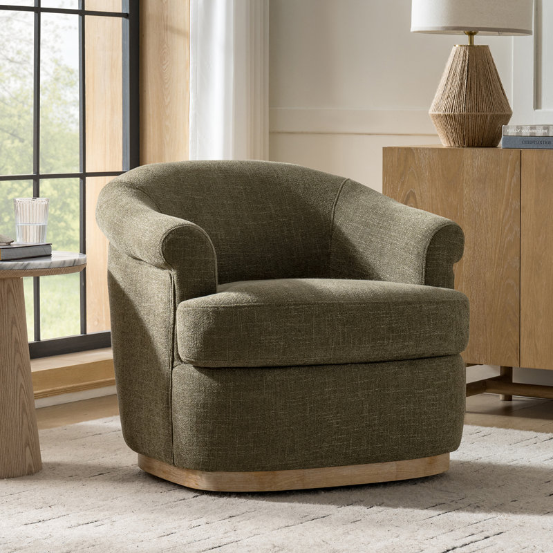 Fauteuil demi-tonneau pivotant Volk 31,25 po Volk, Mousse
