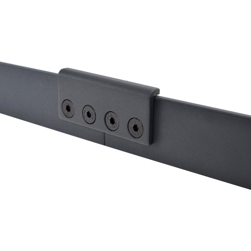 Steel Track Connector, Matte Black
