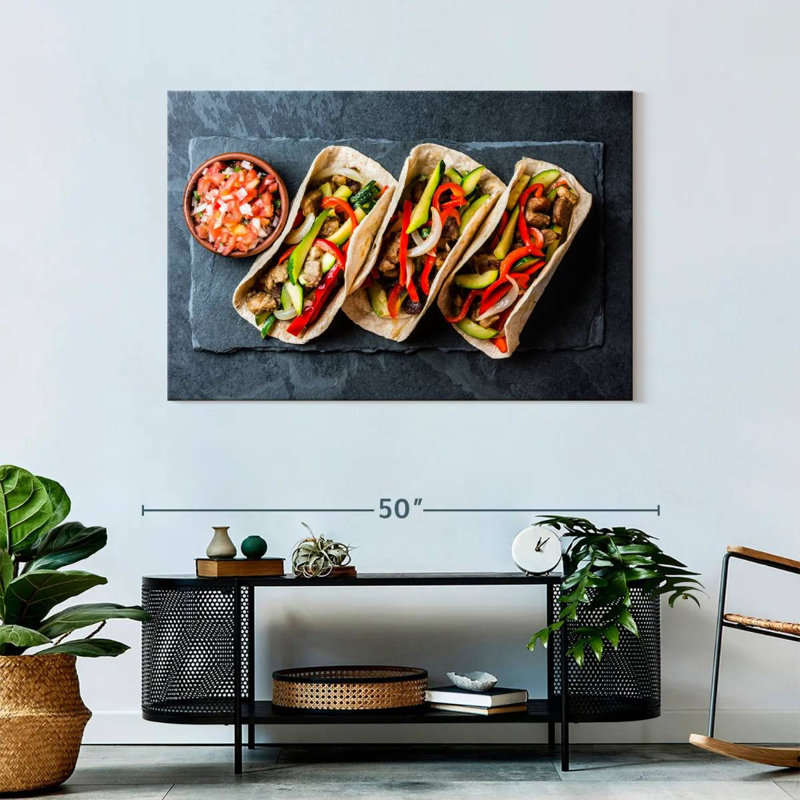 Yarlin Tacos De Cerdo, 30" H x 45" W