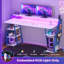 Bureau d'ordinateur 55 po avec support pour moniteur