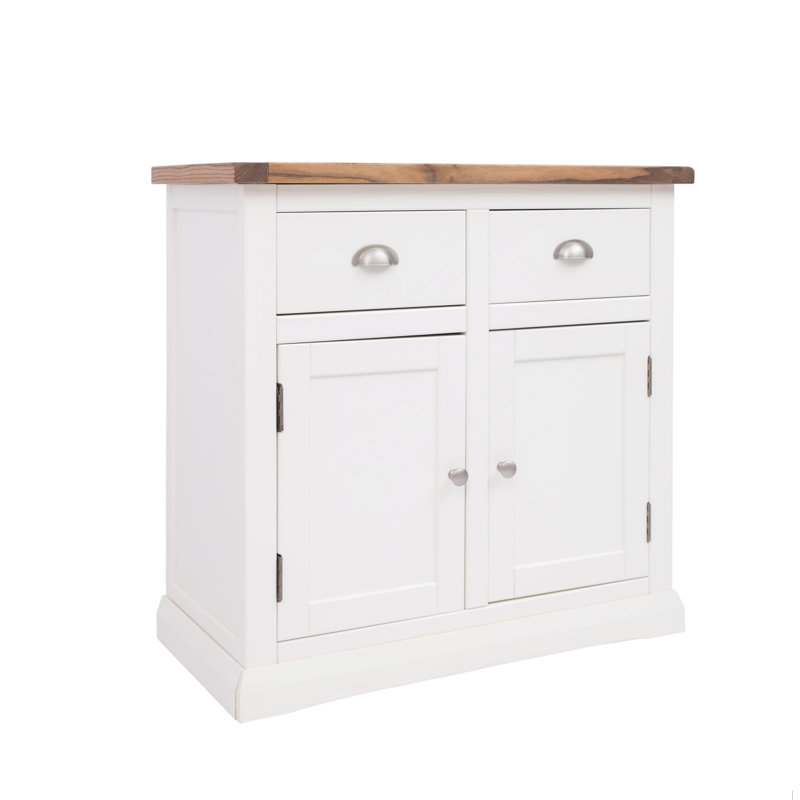Watson 84cm Sideboard, Off White/Brown