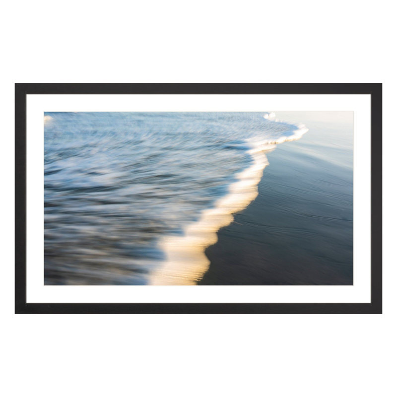Atlantic Surf by Amanda Anderson, Black, 28" H x 42" W x 2.25" D