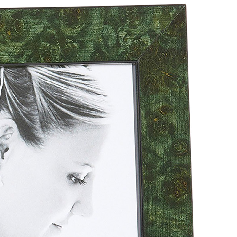Cadre photo Burlwood, 5" x 7", Ivy Green