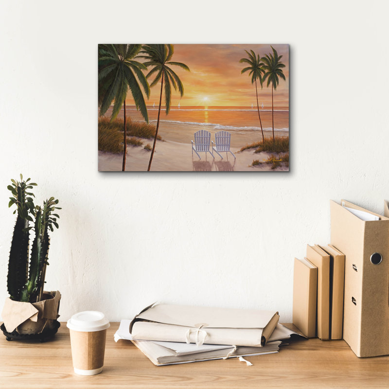 «Tropical Sun Watch» par Diane Romanello, H 12 po x l 18 po x P 0,75 po