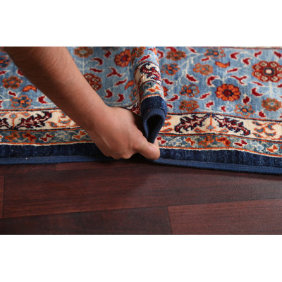 Tapis oriental en laine à teinture végétale Ziegler noué à la main 8 x 10