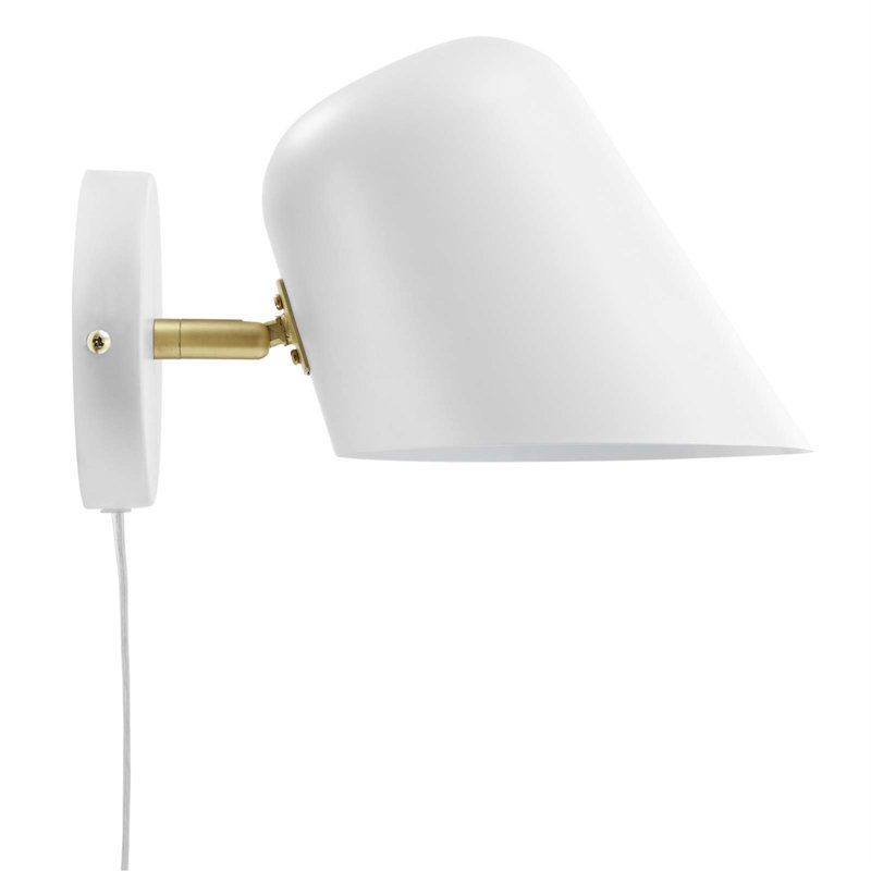 Applique murale pivotante Briana, Blanc