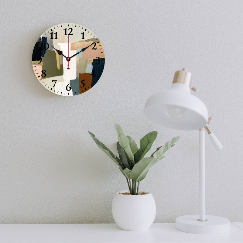 Multicolore horloge murale 12 "X 12"
