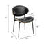 Chaise de salle à manger rembourrée Schrader-629427714