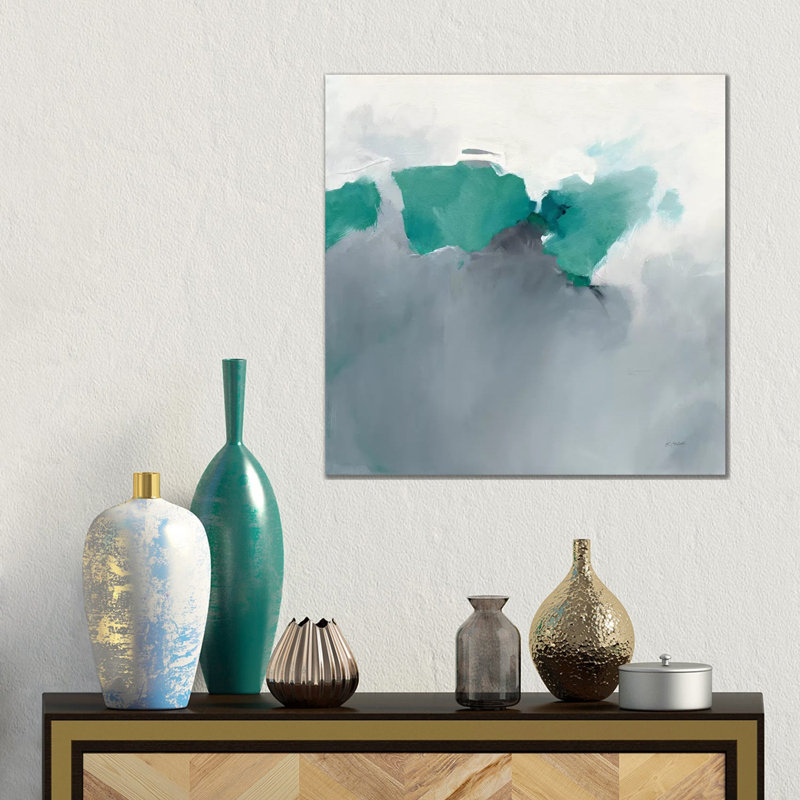 Dark To Light Peacock by Mike Schick - Wrapped Canvas Gallery-Wrapped Canvas Giclée, 45.72 cm H x 45.72 cm W