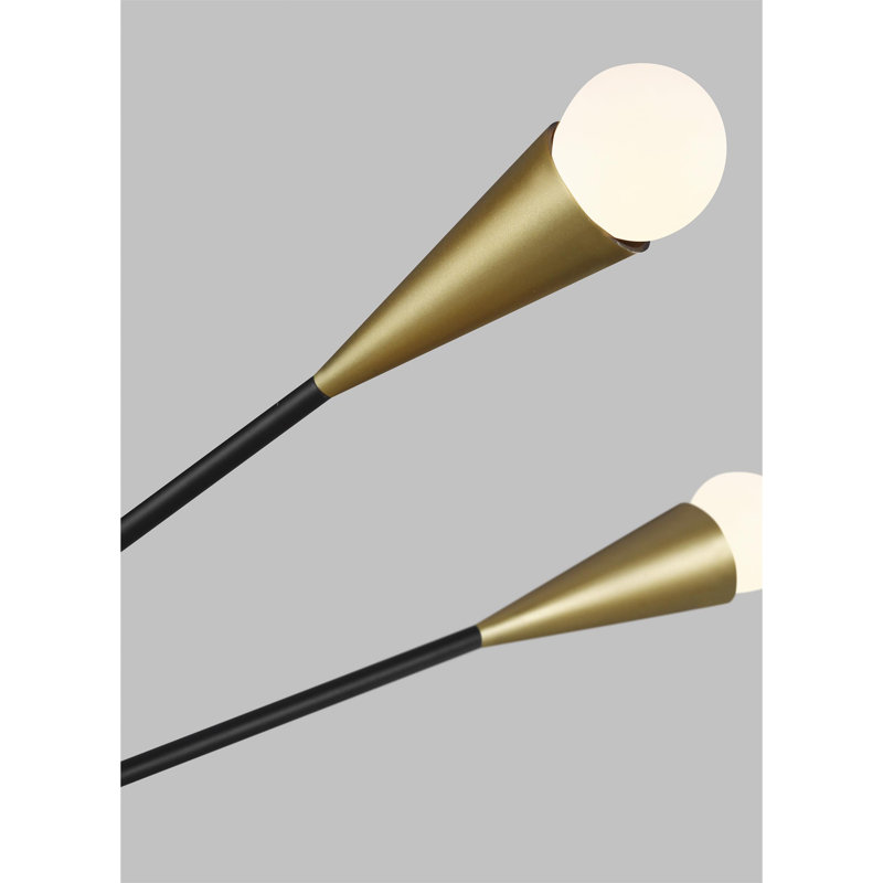 Jax 12 - Light Chandelier, Midnight Black