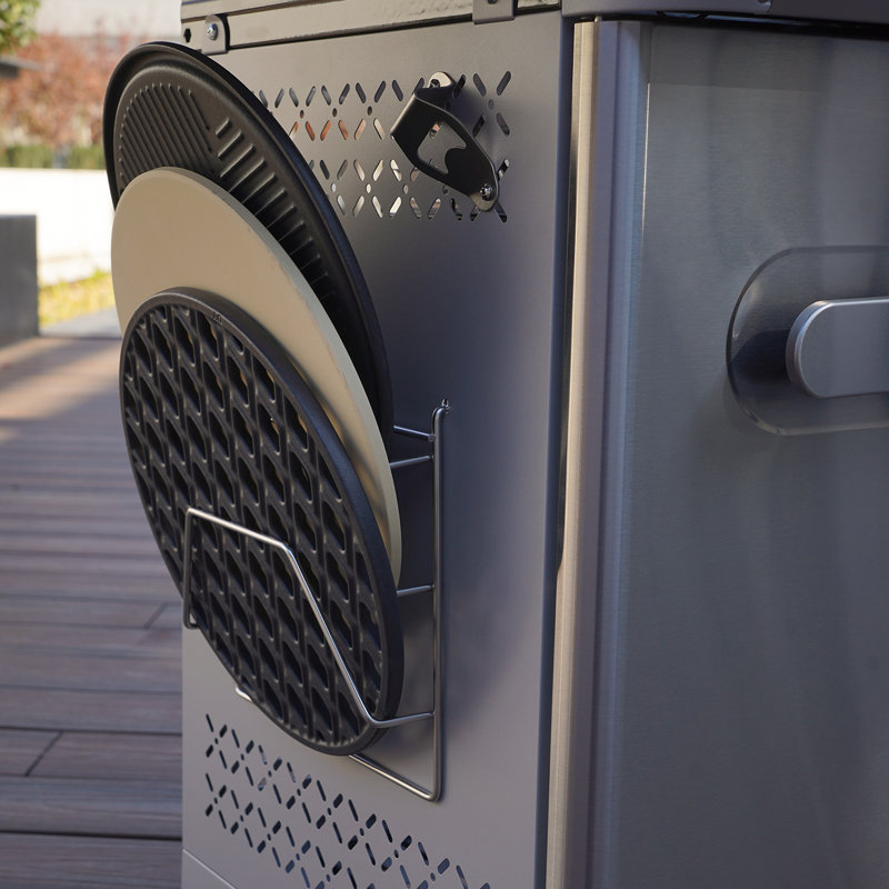 Grille-pain multifonctionnelle en acier inoxydable Monument Grills A203
