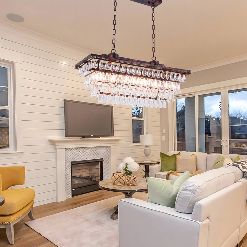6-light Dimmable Kitchen Island Chandelier