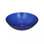 Lavabo de salle de bain vasque circulaire en verre bleu