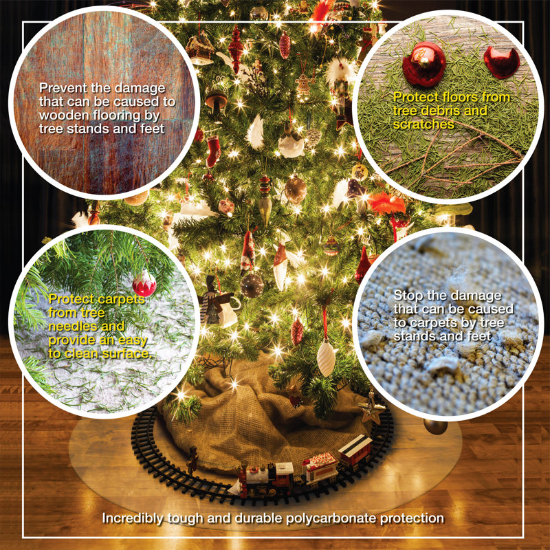 Floortex Christmas Tree Mat, 36" Diameter