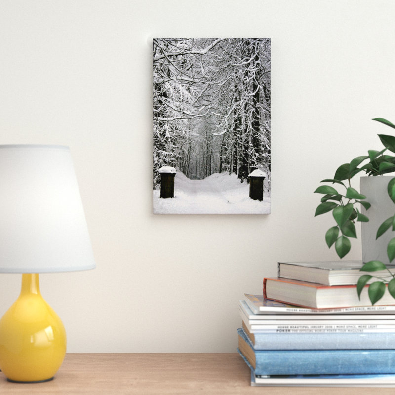 " Winter Time " by Unknown Artist, 12" H x 8" W x 0.75" D