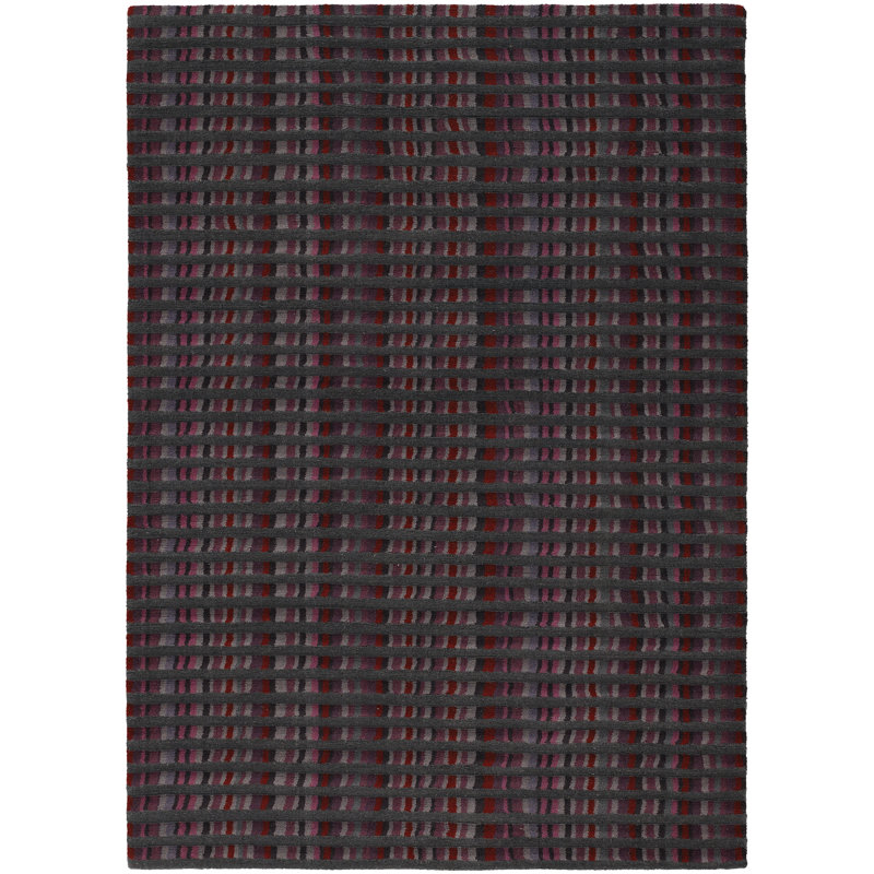 Wool Striped Indoor Rug, Rectangle 5' x 7'6"