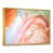 Toile avec cadre flottant or
