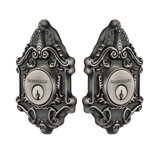 Nostalgic Warehouse Victorian Plate Double Cylinder Deadbolt