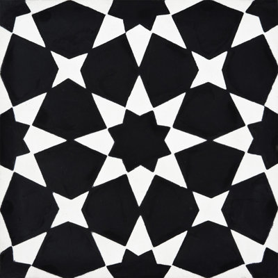 Medina 8" x 8" Cement Patterned Wall & Floor Tile