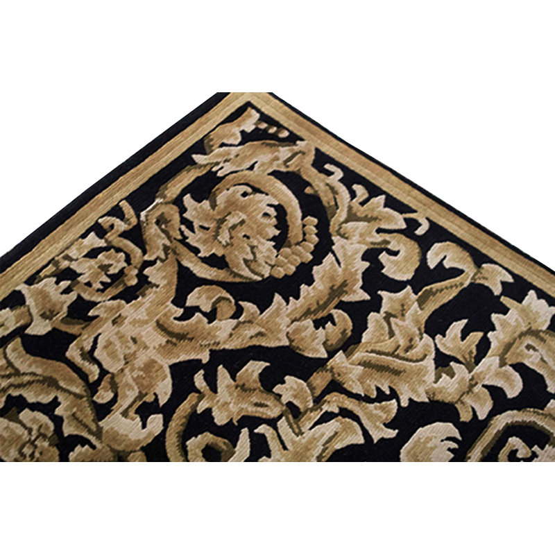 Wool Floral Area Rug