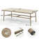Bachisia Rectangular Aluminum Outdoor Dining Table