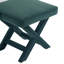 Banc d'appoint rembourré en velours